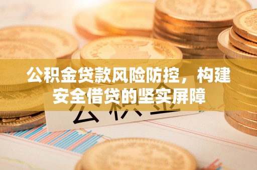 东河公积金贷款风险防控，构建安全借贷的坚实屏障