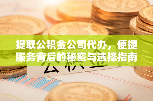 东河提取公积金公司代办，便捷服务背后的秘密与选择指南