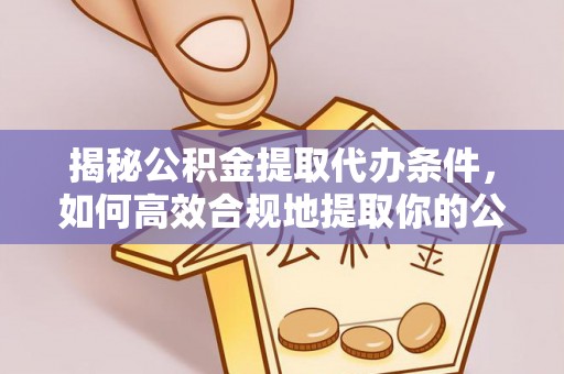 东河揭秘公积金提取代办条件，如何高效合规地提取你的公积金