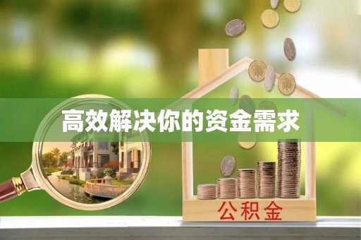 东河高效解决你的资金需求