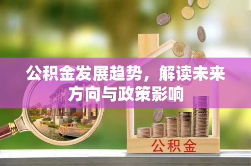 东河公积金发展趋势，解读未来方向与政策影响