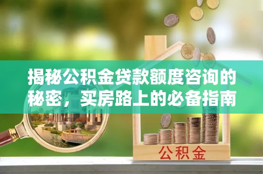 东河揭秘公积金贷款额度咨询的秘密，买房路上的必备指南
