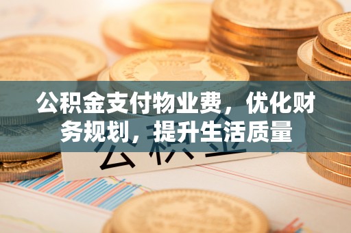 东河公积金支付物业费，优化财务规划，提升生活质量