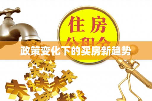 东河政策变化下的买房新趋势