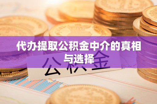 东河代办提取公积金中介的真相与选择