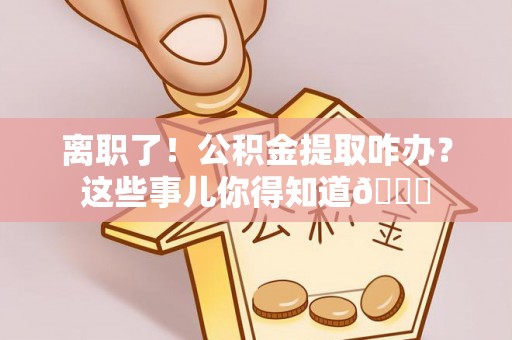 东河离职了！公积金提取咋办？这些事儿你得知道😎
