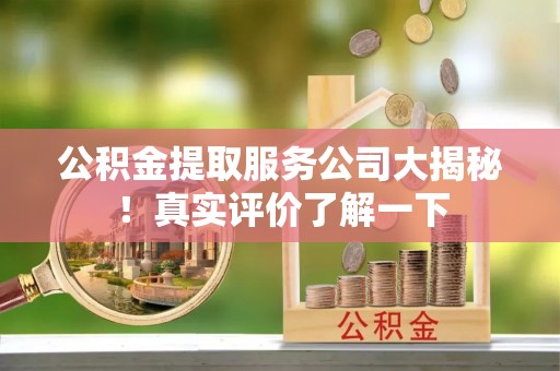 东河公积金提取服务公司大揭秘！真实评价了解一下