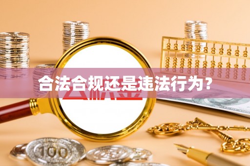 东河合法合规还是违法行为？
