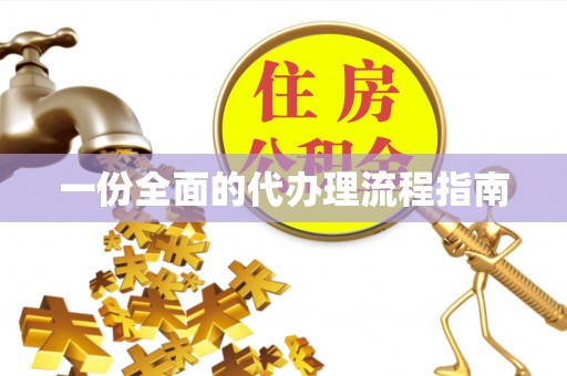 东河一份全面的代办理流程指南